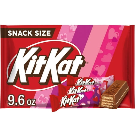 KIT KAT® Miniatures Milk Chocolate Wafer, Valentine's Candy Bag, 9.6 oz