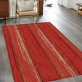 thumbnail image 3 of 3'x5' Area Rugs, Red Wood Grain Indoor Outdoor Area Rug for Living Room Bedroom, Farmhouse Vintage Wooden Rustic Planks Washable Bathroom Rugs Kitchen Floor Carpet Mats Home Decor Aesthetic, 3 of 8