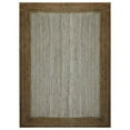 thumbnail image 3 of Hand Woven Jute Eco-Friendly Area Rugs - 3'X5', Rectangle Shape, White Beige Color, Contemporary Pattern, High Pile, Natural Fiber, Outdoor Indoor Handmade Area Rugs For Living Room (J00016), 3 of 5