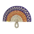 thumbnail image 2 of Handwoven Seagrass Fan, Woven Palm Leaf Fan, Decorative Wall Hanging Fan, Macaron Color Fan, Natural Fiber Fan for Home Decor and Wall Art, 2 of 6