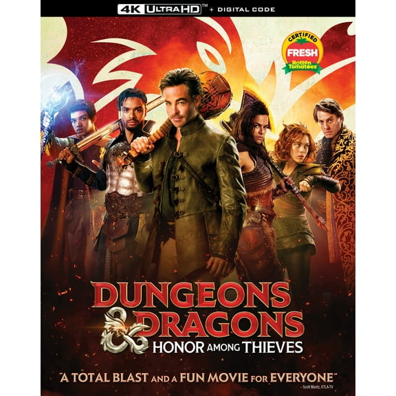 Dungeons & Dragons: Honor Among Thieves (4K Ultra HD   Digital Copy)