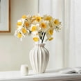 thumbnail image 5 of 6 Pack Artificial Narcissus, 6 s Faux Narcissus Simulation Flower Bouquet, Realistic Silk Fake Floral, Decor for Wedding Photography Home and Table Centerpiece, 5 of 6