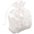 thumbnail image 3 of Chidian Satin Bride Handbag Wedding Gift Bag Drawstring Favor Bag Bridesmaid Handbag Wedding Candy Bag, 3 of 8