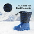 thumbnail image 3 of Dream Pairs Boys Girls Waterproof Slip Resistant Snow Boots Mid-Calf With Warm Faux Fur Lined Outdoor Booties For Little/Big Kids, 3 of 6