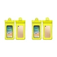 thumbnail image 2 of bedienty PVC Phone Waterproof Bag 3-layer Sealed Universal Solid Screen Replacement Drifting Beach Pouch Accessories Yellow 2Set, 2 of 6