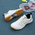 thumbnail image 4 of Ultra-Lightweight Agility Sneaker - Breathable and Comfortable for Indoor Court Performance Size Platinum38, 4 of 4