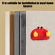 thumbnail image 4 of Crab Shaped Adhesive Wall Hook | No Drill Self-Stick Strong Plastic Hanger | Waterproof Key Towel Holder | Decorative Storage for Kitchen Bathroom Closet Door | 1 Pack | Red Yellow White |, 4 of 6