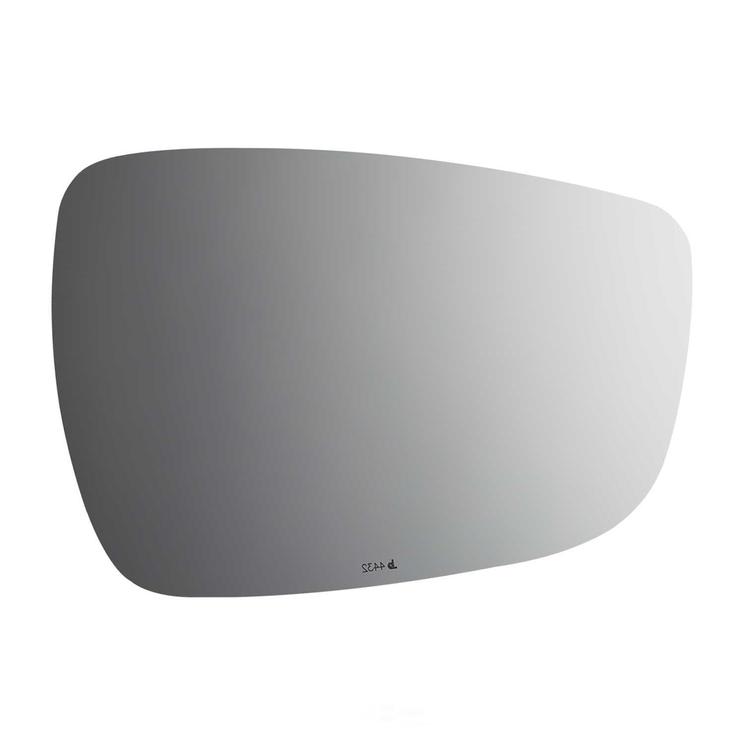 Burco Side View Mirror Replacement Glass - Clear Glass - 4432