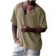 thumbnail image 1 of Camisas de Manga Larga para Hombres Casual Botón Abajo Camisa Impresa con Cuello de Giro, Grosor Estándar, 1 of 6