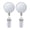 2 pack, variant on Regulable Tension Wire Rope Towel Hangers Without Drilling Stretchable Towel Rack for Bathroom And Dormitory