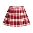 thumbnail image 3 of RTKFRFLM School Uniform&nbsp;for Girls Basic Pleated Skirt Classic Preppy Short Tennis Skirt Back to School Uniform Bottoms Girls Back to School Clothes, 3 of 4