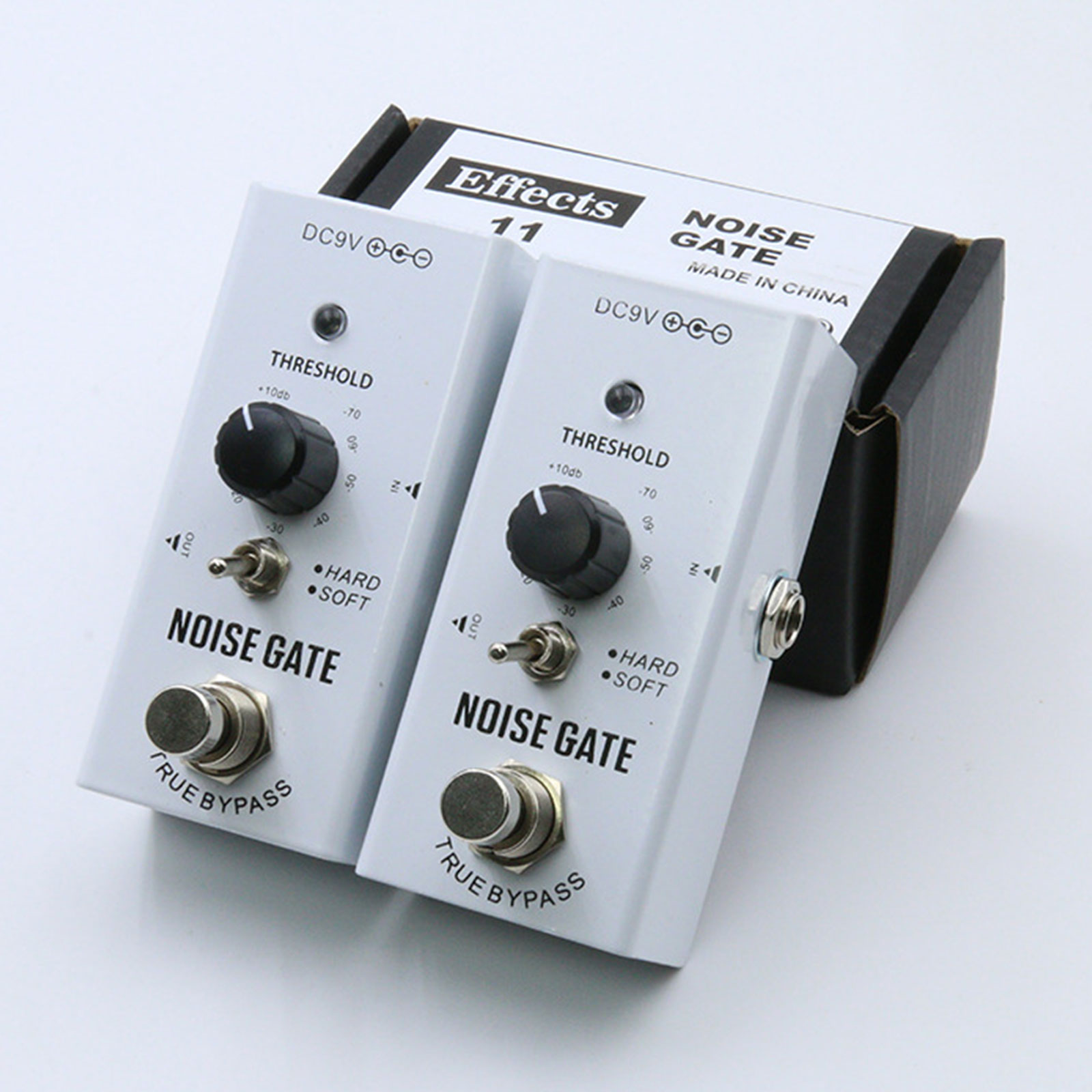 Small Noise Reduction Guitar Effect Pedal Noise Suppressor Effect Guitar Pedal Electric Guitar Accessory Metal Texture