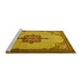 thumbnail image 2 of Ahgly Company Machine Washable Indoor Rectangle Persian Yellow Traditional Area Rugs, 7' x 10', 2 of 4