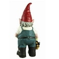 thumbnail image 3 of Homestyles Gardener Gnome Holding a Watering Can and Garden Tool Bag Extra Large Outdoor Garden Statue 21"H, 3 of 6