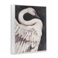 thumbnail image 3 of Stupell Industries Traditional Swan Portrait on Grey White Framed Giclee Art, 24 x 30, by Grace Popp, 3 of 8