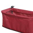 thumbnail image 3 of Bolsa trasera de vagón, bolsillo trasero de tela Oxford, accesorios de carrito, de carrito de empuje manual para jardín, , playa Rojo Sunnimix Bolsillo trasero del carro, 3 of 7