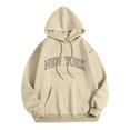 thumbnail image 3 of SIYUDAN Women's Sweatshirts Hoodies Long Sleeve Hoodie Women Pullover Unisex HoodieKhaki Sweatshirt Womens Women Winter Tops Street Style Clothes, 3 of 3