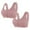 Pink, variant on GERsome 2 Pack Wireless Front Closure Bras for Women No Underwire Full Coverage Comfort Post Surgery Bra S-5XL