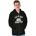 thumbnail image 5 of Let's Get Basted Turkey Day Zip Up Hoodie Men's Women's Brisco Brands X, 5 of 6