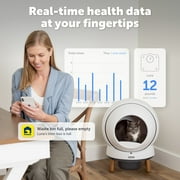 PetSafe ScoopFree SmartSpin Self-Cleaning Litter Box, App Controlled with Health Monitoring