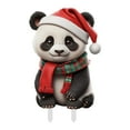 thumbnail image 1 of Christmas Cute Chicken Hedgehog Rabbit 2D Flat Printing Acrylic Insert Card Ground Stake Insert Art Garden Colorful Christmas Decoration Suitable For Christmas Yard 25CM/9.84IN 4, 1 of 3