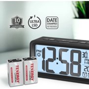 Tenergy 9V Lithium Battery, 1200mah 10 Years Shelf Life, 2 Pack - [Non-Rechargeable]
