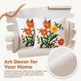 thumbnail image 3 of REGALWOVEN Floral Embroidered Decorative Throw Pillow Covers Set of 2, Farmhouse Flower Pattern Flower-6 18" x 18", 3 of 7