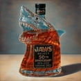 thumbnail image 2 of Animal Whiskey Bottle - Shark spirits Decanter, Transparent Engraved Animal Shape Glass 300ml (C), 2 of 5