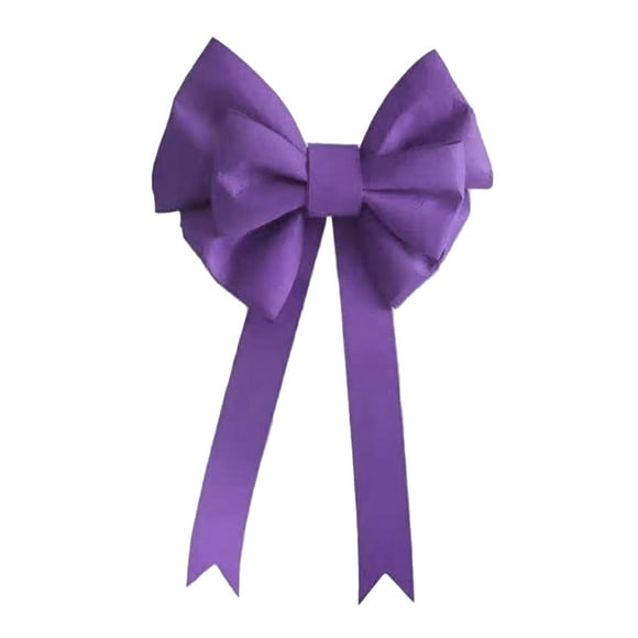 veasfak Accessoires de Décoration Nœud Papillon Bricolage Grand Nœud pour Noël Extérieur Intérieur Fête Macaron Macaron