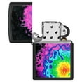 thumbnail image 4 of Zippo Pattern Design Black Matte Pocket Lighter, 4 of 6