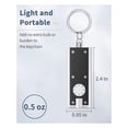 thumbnail image 2 of 10 Pack Mini LED Keychain Flashlight 12 Lumen Portable Ultra Bright Light Flat Torch for Outdoor Camping Hiking A, 2 of 7
