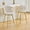Beige, variant on Alvantor Bar Stools Set of 2 Modern Velvet Braided Bar Stools Counter Stool Chairs for Kitchen Island Blue
