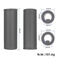 thumbnail image 3 of Bicycle Through Hole Slot Rubber Handle Hand Grip 20mm Wide Band Slot Horizontal, 3 of 8
