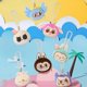 thumbnail image 2 of Nueva y auténtica figura de anime Labubu The Monsters Party Series, peluche con forma de bolso divertido con colgante, colección Labubu, regalo para niños, 2 of 5