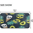 thumbnail image 3 of Pineapple Skull Rectangular Door Mat, 39 * 20in, Outdoor Door Mat Entrance Rug Absorbent Stain Resistant and Non-Slip for Outdoor and Indoor Use Home Decor, 3 of 7