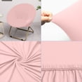 thumbnail image 4 of Stretch Round Chair Slipcover - Elastic Saucer Chair Cover for Moon Chair Protector, Washable Furniture Slipcover for Dorm, Office Lounge, and Home Daily Use, 4 of 6