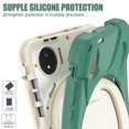 thumbnail image 4 of For Xiaomi Redmi Pad SE 8.7 inch 2024 Case, 360 Rotatable Handle Stand, Shoulder Strap, Drop-Proof Design, Emerald Green, 4 of 7