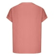 thumbnail image 4 of Camisas para Mujer Fiudx Blusa Informal de Manga Corta Cuello En V Estampada, 4 of 6