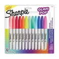 thumbnail image 1 of Marcadores Permanente Sharpie Glam Pop Punta Fina 12 Piezas, 1 of 4