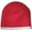 Red, variant on Fine Acrylic Performance Beanie Hat - Black
