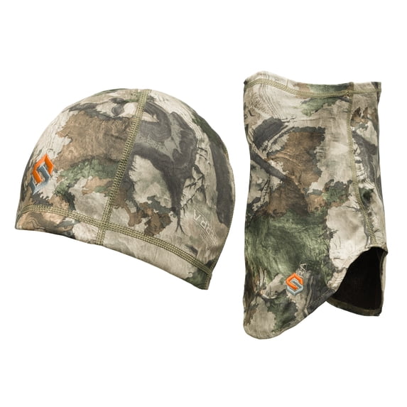 ScentLok Lightweight Camo Beanie & Gaiter Combo - Whitetail Hunting Gear