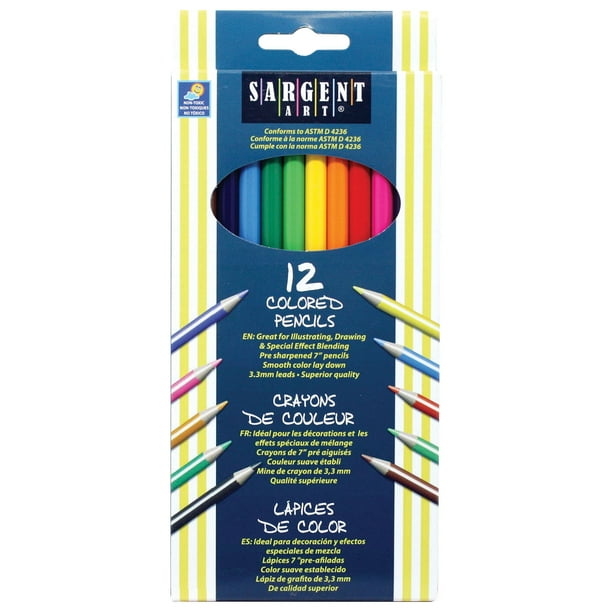 Download Sargent Art® Colored Pencils, 12 per pack, 12 packs - Walmart.com - Walmart.com
