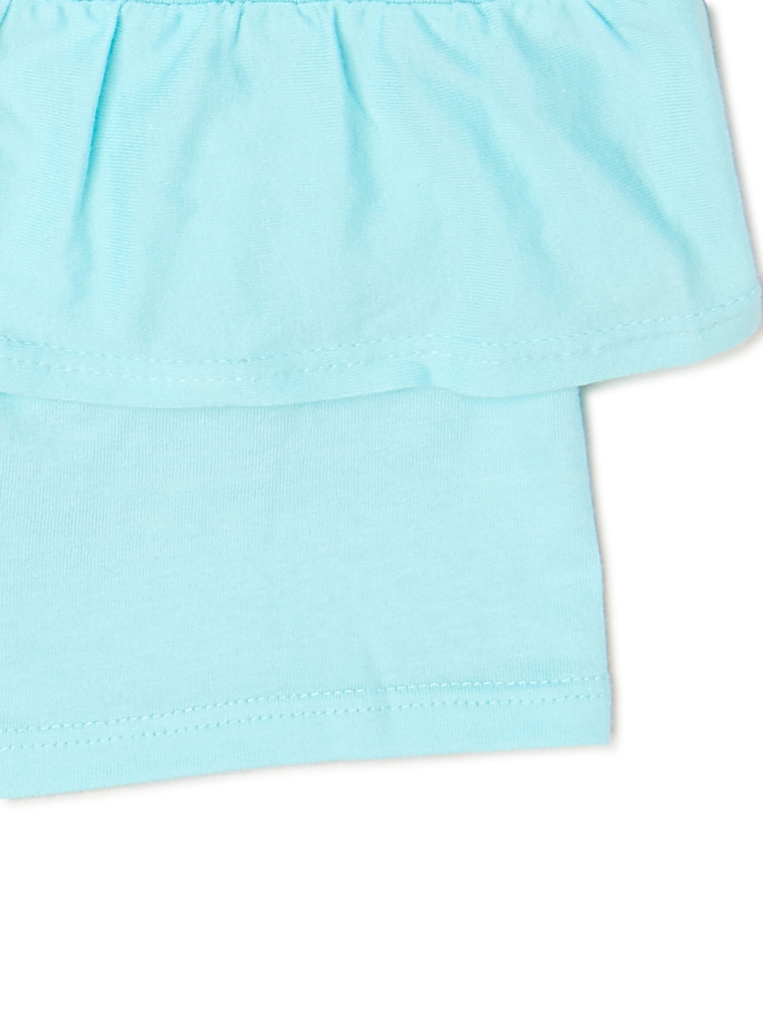 365 Kids From Garanimals Girls Ruffle Scooter Skirts, 2-Pack, Sizes 4-10