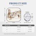 thumbnail image 3 of Qekee Western Desert Cowboys Foldable Car Sun Shade - 2-Pack, Car Windshield Sunshades, Foldable - Large, 3 of 7