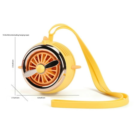 

ZKCCNUK Leafless Mini USB Portable Fan Pocket Portable Mini Charging Fan Leafless Hanging Neck Small Fan on Clearance