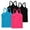 Hot Pink#05, variant on AHTJRT 4 Pack Girls Tank Tops Slim Fit Cross Racerbacks Camisole Lightweight Breathable Beach Vacation Vest Sleeveless Tops Pink#02 3 Years