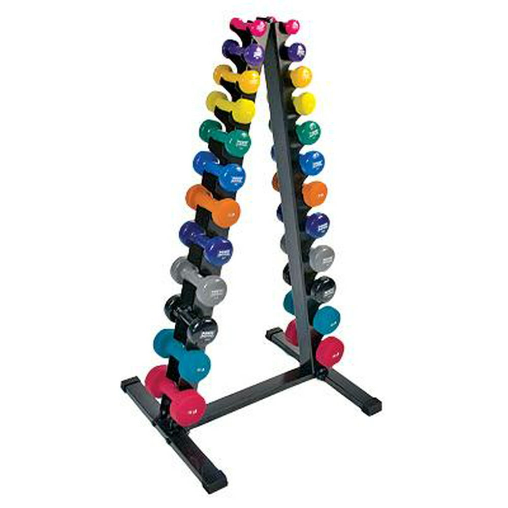 Neoprene/vinyl Vertical Dumbbell Rack