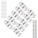thumbnail image 2 of Ganchos de acero inoxidable para montaje en pared, perchas, tablero de suspensión de imagen, perchas de cocina para el hogar 10 pares Kearding HA5012-00B, 2 of 6