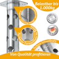 thumbnail image 2 of 4smile Umbrella Base - Stainless Steel In-Ground Umbrella Stand, 2 of 5