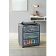 thumbnail image 6 of (3 pack) Mainstays 3 Drawer Wide Storage Cart, Gray, 6 of 12